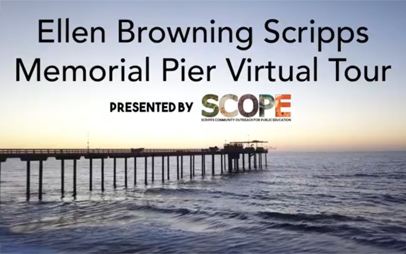 SCOPE virtual pier tour title card