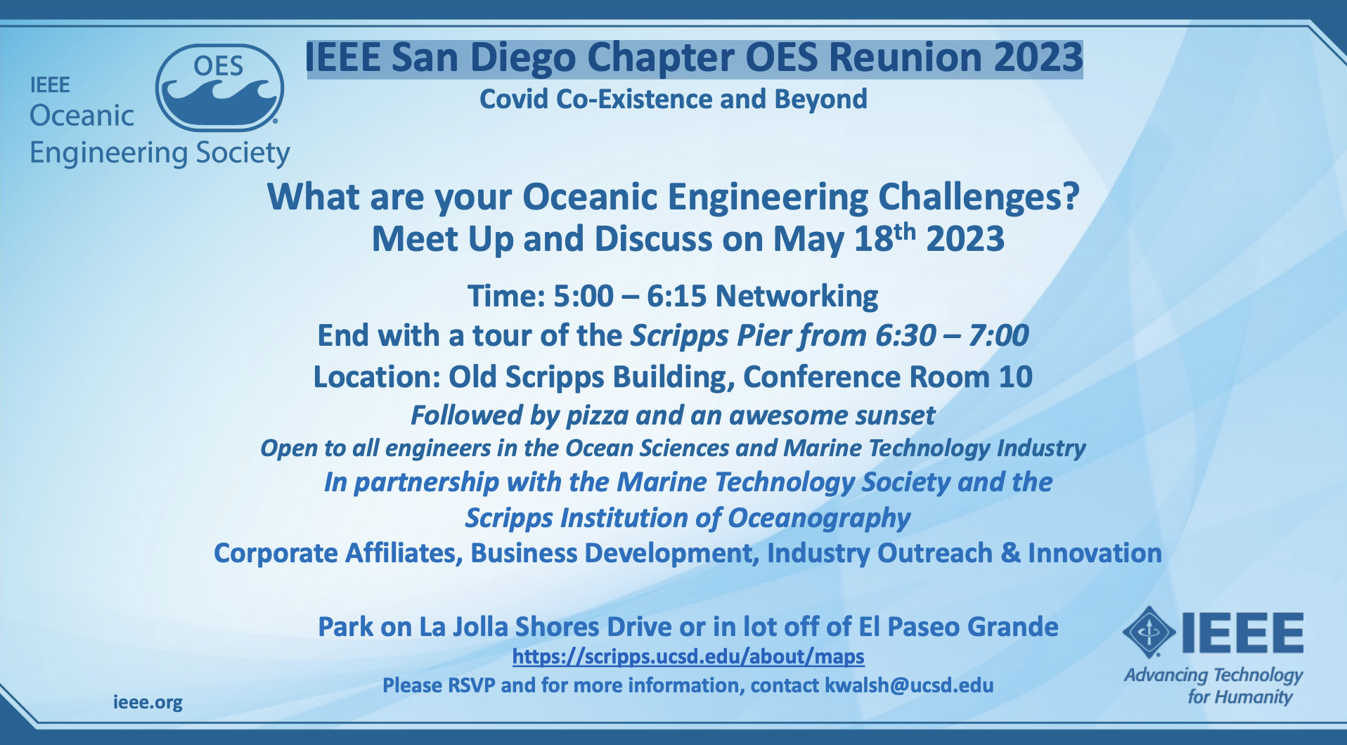 IEEE San Diego Chapter OES Reunion 2023 Scripps Institution of