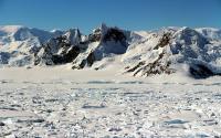 Remnants of the Wordie Ice Shelf on the Antarctic Peninsula