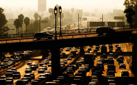 Downtown Los Angeles rush hour. Photo: lazyday