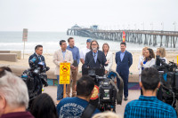 Press Conference in Imperial Beach