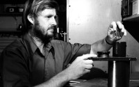 Osmund Holm-Hansen in lab in 1971.