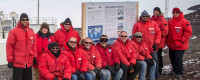 AWARE team members at the ARM Mobile Facility, Antarctica