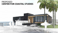 Rendering for the proposed reconstruction and modernization of the Charles and Beano Scripps Center for Coastal Studies