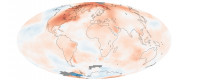 Long-term global warming trend. Image: NASA