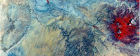 NASAâ€™s Landsat satellites captured this remarkable image of Canyonlands National Park in August 1972. 