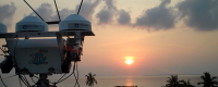 Sensors at a Maldivian observatory monitor atmospheric conditions during 2012's CARDEX