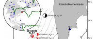 Map of Okhotsk earthquake