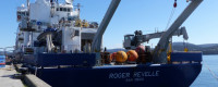 T-TIDE profiling floats aboard R/V Revelle. Photo: Julia Calderone