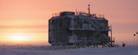 A station in the South Pole. 