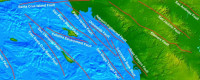 Several faults run through San Diego as part of the larger San Andreas Fault system. 