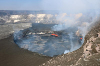 Lava flows on Hawaii's Kilauea volcano. Photo courtesy of U.S. Geological Survey