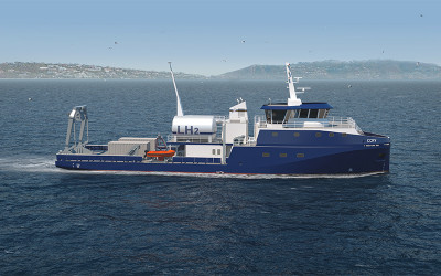 California Coastal Hydrogen-Hybrid Vessel