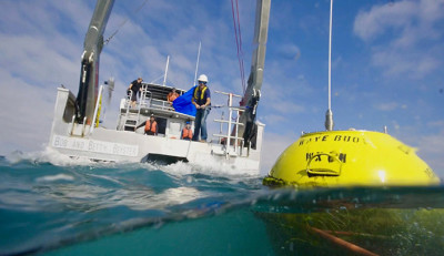 A CDIP buoy deployment