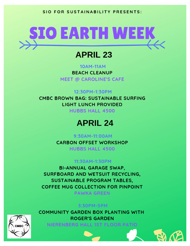 SIO 2019 Earth Week