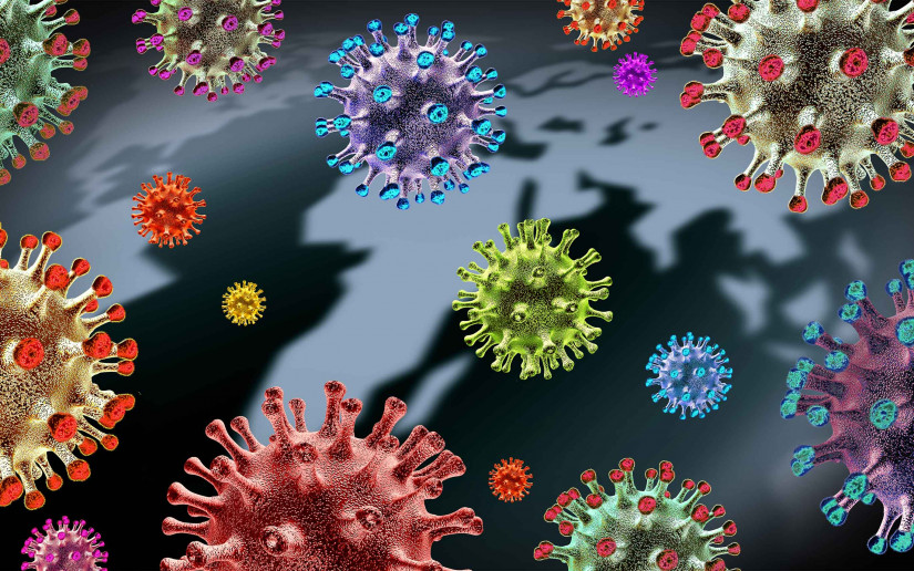 Rendering of mutating virus cells. image: istock.com/wildpixel
