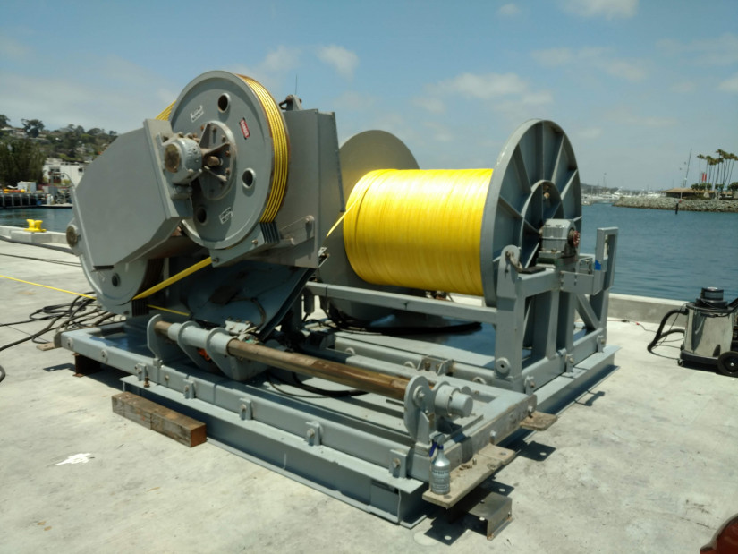 DTW, loaded with synthetic line for deep coring operation