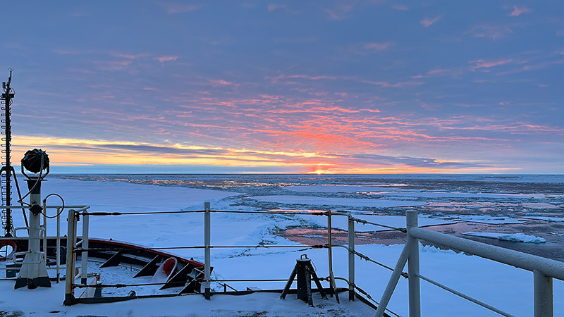 Sunrise in the Arctic