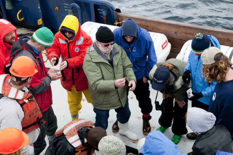 Marine Vertebrate Collection Curator Phil Hastings leads a research cruise