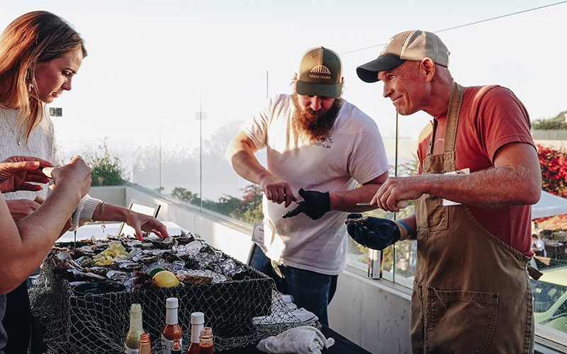 <a href="https://hogislandoysters.com/">Hog Island Oysters</a> served up several hundred fresh raw oysters direct from the farm in Tomales Bay. Photo: Kelly Tseng