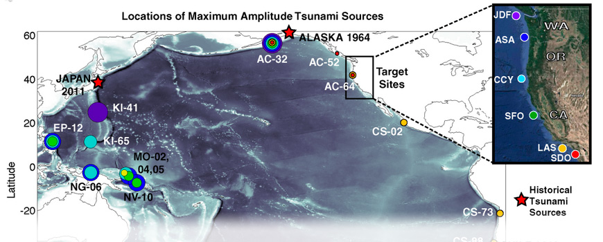 Source Location Impact On Relative Tsunami Strength Along The Us