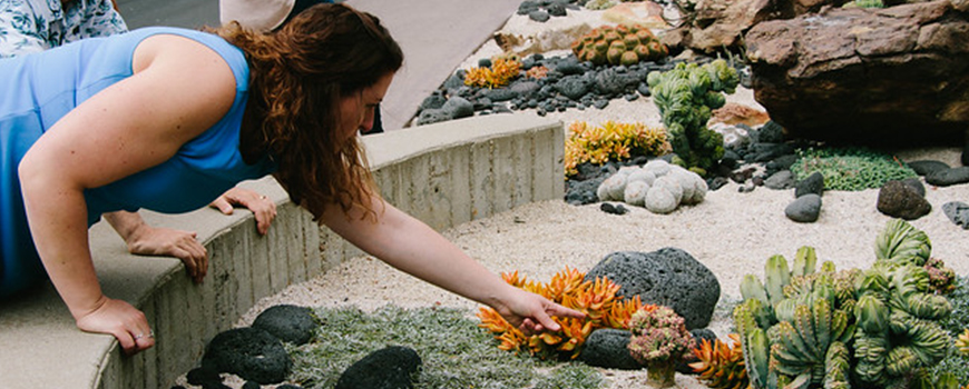 Nina Rosen, co-creator of the McReynolds Family Coral Reef Garden at Scripps Oceanography